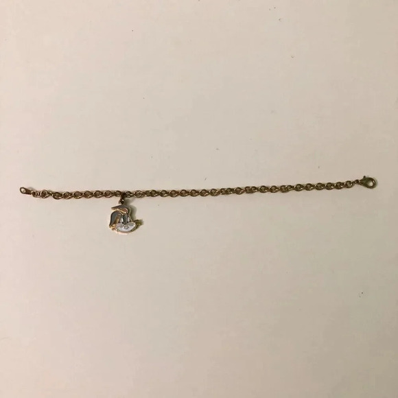 Vtg 1996 Looney Tunes Bugs Bunny Small Bracelet Charm Warner Bros - Picture 10 of 16